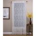 August Grove® Stoltz Floral Sheer Rod Pocket Single Curtain Panel Polyester in White/Brown | 96 H in | Wayfair DEC0576334B54255AD409F4D1DB6A0EA