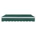 Awntech LX-Destin Motorized Retraction Slope Patio Awning Wood in Green | 12 W x 10 D in | Wayfair DTR12-72-F