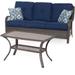 Alcott Hill® Innsbrook 2-Piece Sofa Set w/ Cushions Metal in Brown | 36.81 H x 74.8 W x 34.25 D in | Outdoor Furniture | Wayfair