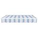 Awntech LX-Destin Motorized Retraction Slope Patio Awning Wood in Blue | 12 W x 10 D in | Wayfair DTR12-153-BBGW