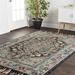 Blue/Navy 30 x 0.5 in Area Rug - Langley Street® Leyna Oriental Hand-Hooked Wool Navy/Blue Area Rug Wool | 30 W x 0.5 D in | Wayfair