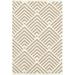 White 24 x 0.25 in Indoor/Outdoor Area Rug - Dash and Albert Rugs Cleo Geometric Handmade Kilim Tan/Ivory Indoor/Outdoor Area Rug Recycled P.E.T./ | Wayfair