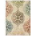 White 62.99 x 0.47 in Area Rug - Alcott Hill® Gainey Floral Ivory Area Rug Polypropylene | 62.99 W x 0.47 D in | Wayfair