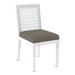 Braxton Culler Pine Isle Side Chair Upholstered/Wicker/Rattan/Fabric in White | 36 H x 18 W x 24 D in | Wayfair 1023-028/0851-93/FROSTWHITE