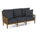 Braxton Culler Pine Isle 76" Square Arm Sofa w/ Reversible Cushions Cotton/Polyester/Other Performance Fabrics | 34 H x 76 W x 34 D in | Wayfair
