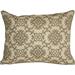 Bay Isle Home™ Sunbury Medallion Indoor/Outdoor Lumbar Pillow Polyester/Polyfill blend in Brown | 12 H x 16 W x 4 D in | Wayfair