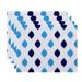 Brayden Studio® Scudder Ikat Dot Stripes Print 4 Piece Placemat Set Polyester in Blue | 18 W x 14 D in | Wayfair BYST6725 42468689