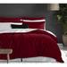 The Tailor's Bed Alia Duvet Cover Set Microfiber in Red | King/Cal. King Duvet Cover + 2 King Shams | Wayfair CPP-ALI-RD-DN-CK