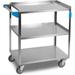 Carlisle Food Service Products 3 Shelf Utility Cart Metal in Gray | 34 H x 18 W x 27 D in | Wayfair UC3031827