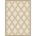 White 26 x 0.5 in Area Rug - Charlton Home® Piercy Geometric Beige Area Rug Polypropylene | 26 W x 0.5 D in | Wayfair