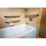 CSI Bathware ADA Stainless Steel Grab Bar Metal | 1.25 H x 12 W x 1.25 D in | Wayfair BAR-SB12-TW-125-SA