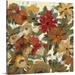 Winston Porter 'Expressive Garden II Ivory' by Anieyah Painting Print on Canvas in Green/Red/Yellow | 16 H x 16 W x 1.25 D in | Wayfair