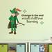 Design W/ Vinyl True Learning Robin Hood Life Cartoon Quotes Wall Decal Vinyl in Green | 8 H x 10 W in | Wayfair Timmy 1429a