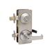 Copper Creek Complete Commercial Entry Lever Set w/ Single Cylinder Deadbolt, Steel in Gray | 8.25 H x 6.5 W x 2.5 D in | Wayfair AL6941SS