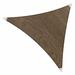 ColourTree 260 GSM Reinforced Super Ring Equilateral 24' Triangle Shade Sail, Stainless Steel in Brown | 288 W x 288 D in | Wayfair TAWT24-10