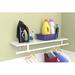 ClosetMaid Wall Shelf w/ Closet Rod Manufactured Wood in White | 7 H x 36 W x 10 D in | Wayfair 3304940