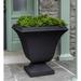 Campania International Trowbridge Cast Stone Urn Planter Concrete in Blue/Black | 14.25 H x 13 W x 13 D in | Wayfair P-828-AL