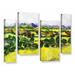 Darby Home Co Yellow Weeds 4 Piece Painting Print on Wrapped Canvas Set Canvas in White | 24 H x 36 W x 2 D in | Wayfair DRBC3059 31559337