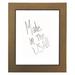 Darby Home Co Wall Mounted Dry Erase Board Manufactured Wood in Brown/White/Yellow | 23 H x 17 W in | Wayfair DRBC3456 31742292