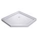 DreamLine SlimLine 42" x 42" Neo-Angle Single Threshold Shower Base Plastic in White | 2.75 H x 42 W x 42 D in | Wayfair DLT-2042420