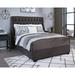 Lark Manor™ Alamar Low Profile Storage Platform Bed Wood & /Upholstered/Metal & /Metal/Polyester | 15 H x 69 W x 89.33 D in | Wayfair