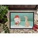 Caroline's Treasures Labrador Snowman Christmas Non-Slip Outdoor Door Mat Synthetics | 18 W x 27 D in | Wayfair CK2043MAT