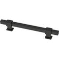 Franklin Brass Square Bar Adjusta-Pull Adjustable 1-3/8 to 5-6/15 in. (35-160 mm) Cabinet Drawer Pull Metal in Black | 0.563 W in | Wayfair