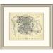 East Urban Home 'Madrid, Spain, 1831' Framed Print Paper in Gray | 21 H x 24 W x 1.5 D in | Wayfair EASN4387 39508404