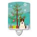 Caroline's Treasures Christmas Tree & Beagle Ceramic Night Light Ceramic | 6 H x 3 W x 3 D in | Wayfair BB4261CNL