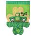 Dicksons Inc Truck U-Pick Clover 2-Sided Polyester Garden Flag in Green/Yellow | 18 H x 13 W in | Wayfair M011118