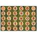 Brown/Green Area Rug - Carpets for Kids Pixel Perfect Area Rug Nylon in Brown/Green, Size 72.0 W x 0.312 D in | Wayfair 60616