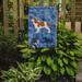 Caroline's Treasures Cavalier King Charles Spaniel Welcome 2-Sided Polyester 15 x 12 in. Garden Flag in Blue | 15 H x 11.5 W in | Wayfair CK6176GF