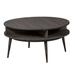 Fairfield Chair La Jolla Coffee Table w/ Storage Wood/Metal in White/Brown | 18.25 H x 36 W x 36 D in | Wayfair 4160-91