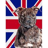 East Urban Home English Union Jack British 2-Sided Polyester 40 x 28 in. House Flag in Blue/Gray/Red | 40 H x 28 W in | Wayfair