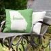 East Urban Home Indoor/Outdoor Throw Pillow Polyester/Polyfill blend in Green | 20 H x 20 W x 3 D in | Wayfair 7BA1B12EBE21444581DEC38ACAFAB640