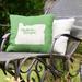 East Urban Home Indoor/Outdoor Throw Pillow Polyester/Polyfill blend in Green | 20 H x 20 W x 3 D in | Wayfair 50FD437E603240FEAC3F8FABE76494EC