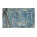 White 24 x 0.4 in Area Rug - East Urban Home Misty Evening at Shinobazu Pond Blue Area Rug Chenille | 24 W x 0.4 D in | Wayfair