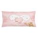 East Urban Home Gender Reveal Indoor/Outdoor Lumbar Pillow Cover Polyester in White | 16 H x 36 W x 0.1 D in | Wayfair