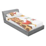 East Urban Home Giraffe Sheet Set Microfiber/Polyester | Twin | Wayfair 790ADF2D553F4DAC81907A7BFBE85F95