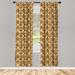 East Urban Home Semi-Sheer Rod Pocket Curtain Panels Polyester | 84 H in | Wayfair 39FF2C7943DB48F5903F005462E85A9F