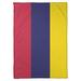 East Urban Home St Louis Baseball Fleece Throw Microfiber/Fleece/Microfiber/Fleece in Red/Blue/Yellow | 60 W in | Wayfair