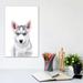 East Urban Home Husky Puppy by Watercolor Luv - Painting Print Canvas in Gray/Green | 12 H x 8 W x 0.75 D in | Wayfair