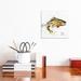 East Urban Home Jumping Trout Good by Dean Crouser - Painting Print Canvas in Green/White | 12 H x 12 W x 0.75 D in | Wayfair