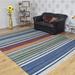 48 x 0.2 in Area Rug - Ebern Designs Housel Striped Handmade Flatweave Multicolor Area Rug Cotton/Wool | 48 W x 0.2 D in | Wayfair