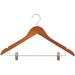 Rebrilliant Maia Wishbone Wood Non-Slip Hanger for Skirt/Pants Wood in Brown | 7.5 H x 17 W in | Wayfair 2F0C55A10B974C55A39C85065C59C805