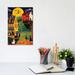 East Urban Home Halloween Trick or Treat by Cheryl Bartley - Graphic Art Print Canvas in Black/Green/Yellow | 12 H x 8 W x 0.75 D in | Wayfair