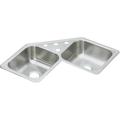 Elkay Dayton 32" L x 32" W Double Basin Drop-In Kitchen Sink Stainless Steel in Gray | 7 H x 31.875 W x 31.88 D in | Wayfair DE217324