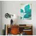 East Urban Home 'Foliation I' Graphic Art Print on Wrapped Canvas Canvas, Cotton in Green | 12 H x 8 W x 0.75 D in | Wayfair