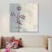 East Urban Home 'Periwinkle Fields I' Graphic Art Print on Wrapped Canvas Canvas, Cotton in Gray/Green/White | 12 H x 12 W x 0.75 D in | Wayfair