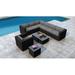 Willa Arlo™ Interiors Thornaby 9 Piece Sectional Set w/ Sunbrella Cushion Wood in Gray | Outdoor Furniture | Wayfair